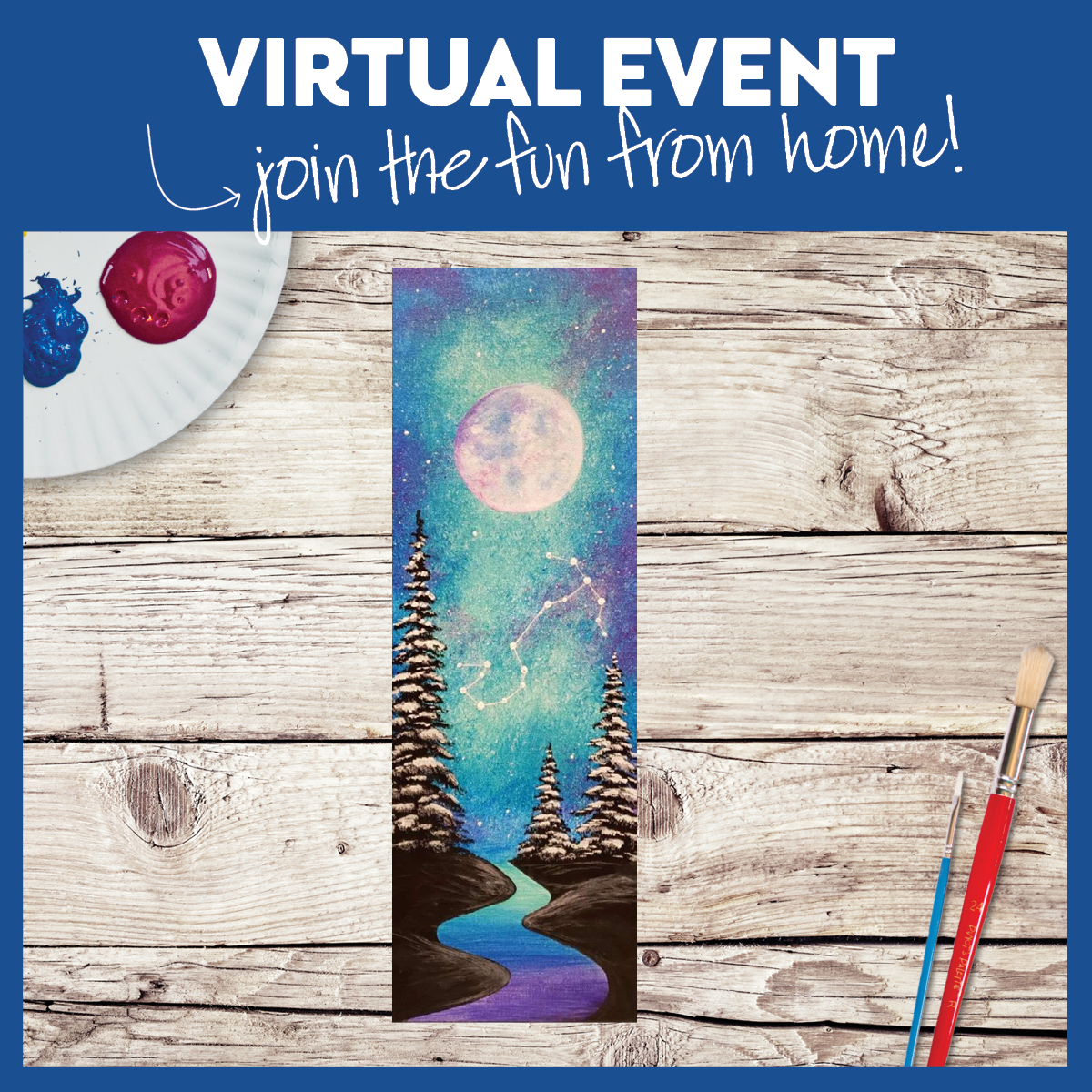 Virtual Class WITH and WITHOUT SUPPLIES!!!